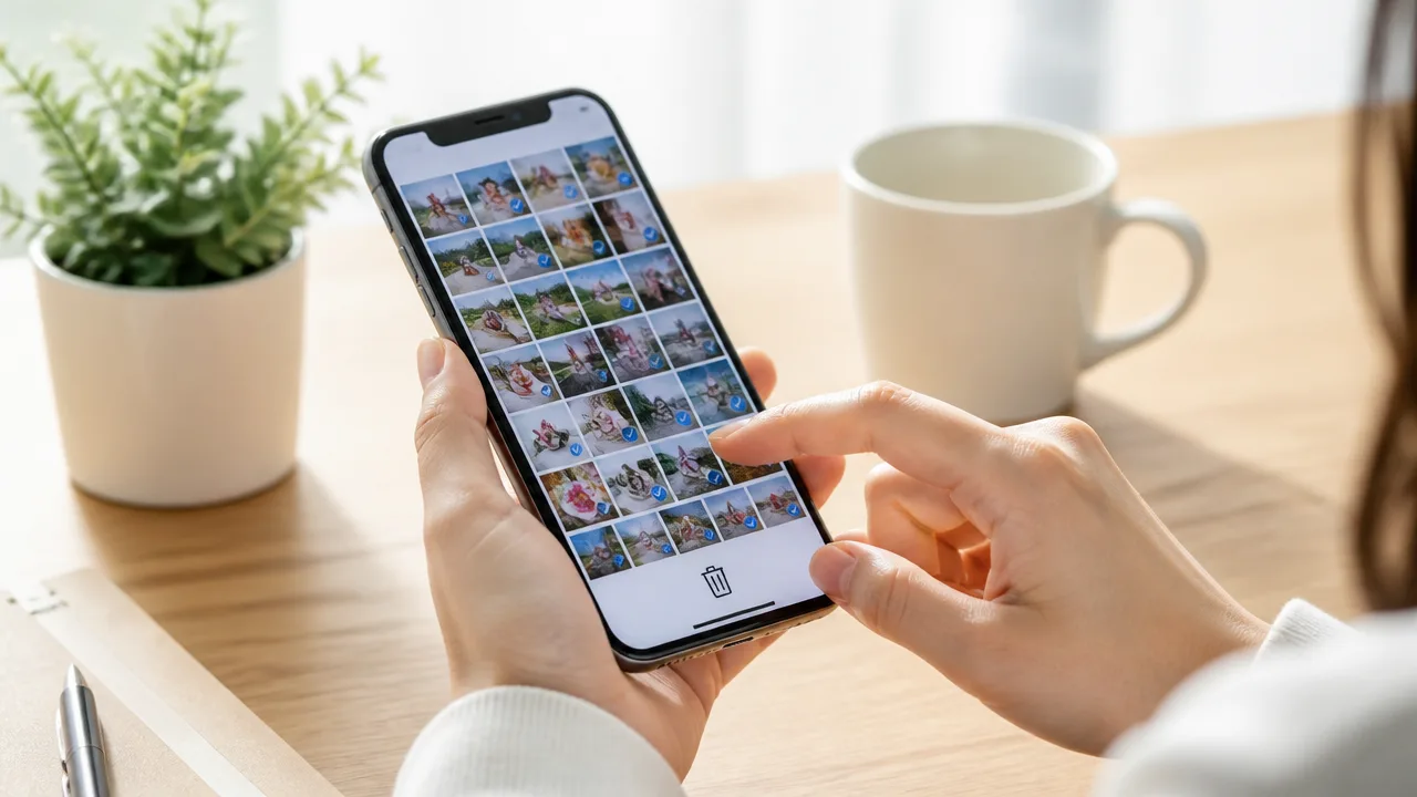 スマホ写真の整理を続けるコツ、無理なく習慣化するための簡単ルール
