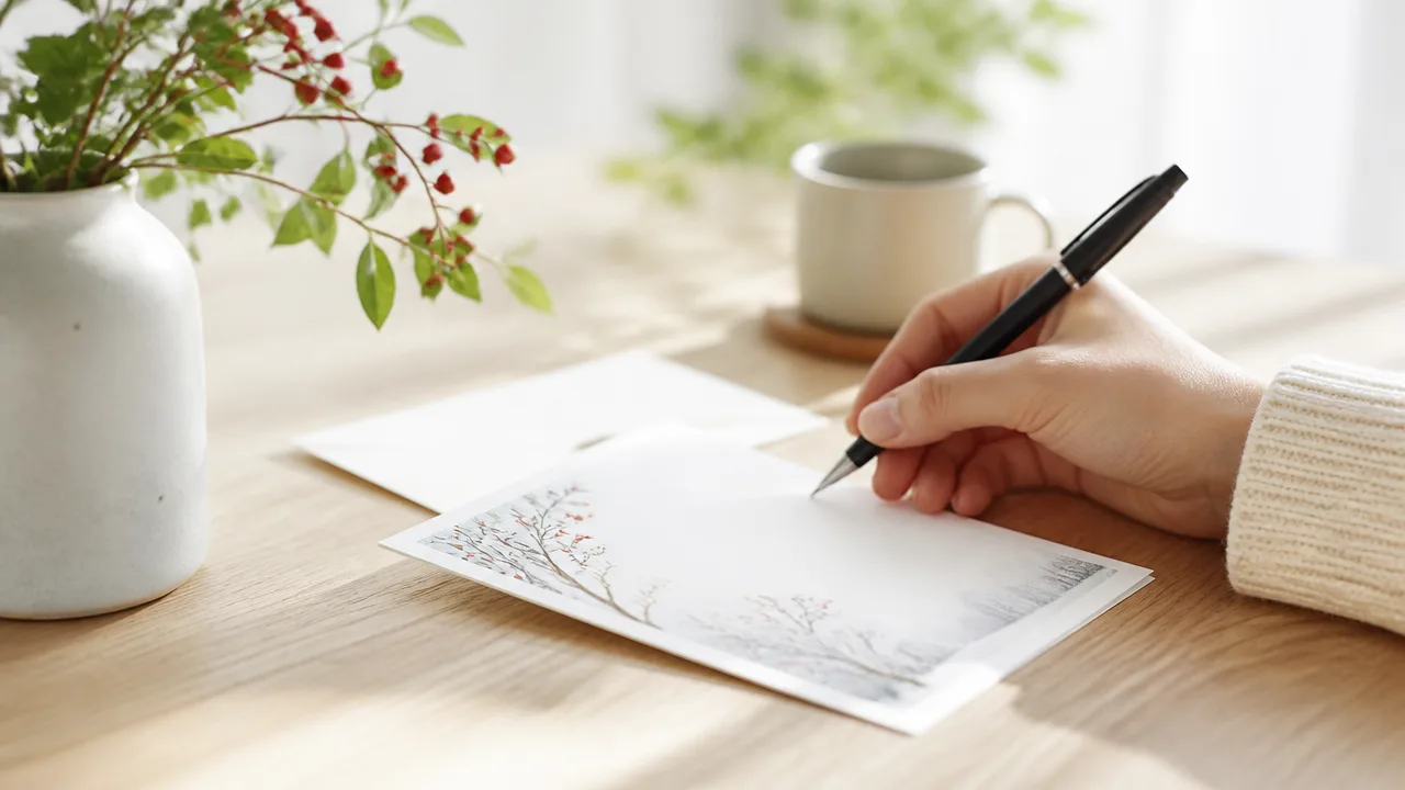 寒中見舞いで年賀状じまいを伝える文例と書き方、送る時期とマナー