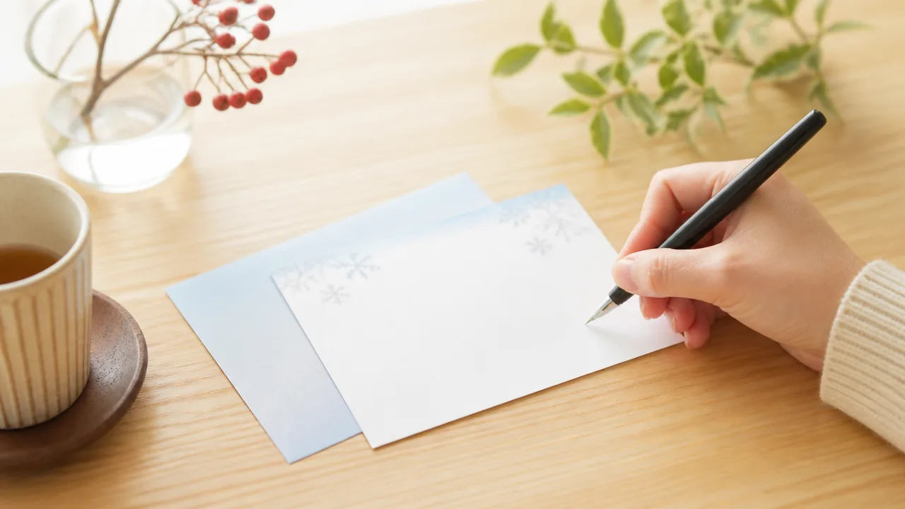 寒中見舞いで年賀状じまいを伝える文例と書き方、送る時期とマナー